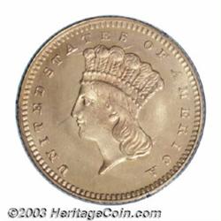 1864 G$1 MS66 PCGS.