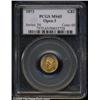 Image 1 : 1873 G$1 Open 3 MS65 PCGS.