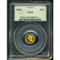1885 G$1 PR64 PCGS.
