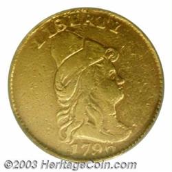 1796 $2 1/2 No Stars VF20 Details, Damaged, Plugged, NCS.