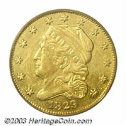 1829 $2 1/2 AU55 PCGS.