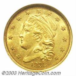 1832 $2 1/2 MS62 NGC.