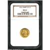 Image 1 : 1836 $2 1/2 Script 8 MS61 NGC.