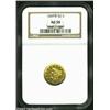 Image 3 : 1849-D $2 1/2 AU58 NGC.