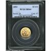 Image 1 : 1853 $2 1/2 MS64 PCGS.