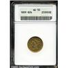 Image 1 : 1859 $2 1/2 New Reverse AU55 ANACS.