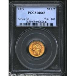 1879 $2 1/2 MS65 PCGS.