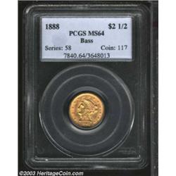 1888 $2 1/2 MS64 PCGS.