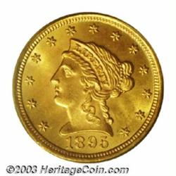 1895 $2 1/2 MS65 PCGS.