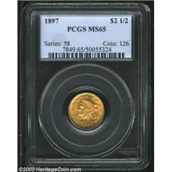 1897 $2 1/2 MS65 PCGS.
