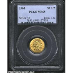1903 $2 1/2 MS65 PCGS.