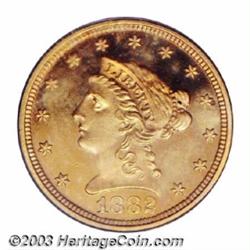 1882 $2 1/2 PR63 Deep Cameo PCGS.