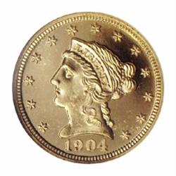 1904 $2 1/2 PR66 * Cameo NGC.