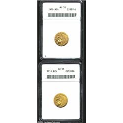 1911 AU55 ANACS,