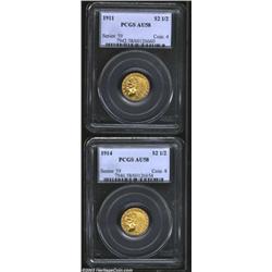 1914 AU58 PCGS,