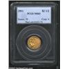 Image 1 : 1911 $2 1/2 MS63 PCGS.
