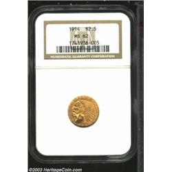 1914 $2 1/2 MS62 NGC.