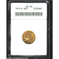 1914-D $2 1/2 MS63 ANACS.