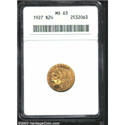 1927 $2 1/2 MS63 ANACS.