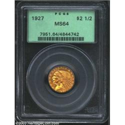 1927 $2 1/2 MS64 PCGS.