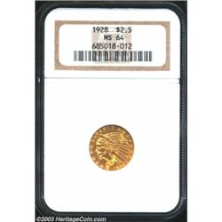 1928 $2 1/2 MS64 NGC.