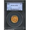 Image 1 : 1854 $3 AU58 PCGS.