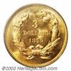 Image 2 : 1879 $3 MS66 PCGS.