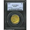 Image 1 : 1811 $5 Small 5 MS62 PCGS.