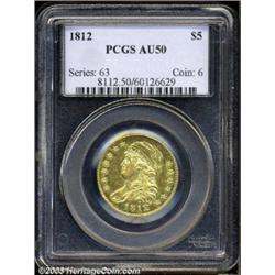 1812 $5 AU50 PCGS.