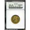 Image 1 : 1834 $5 Plain 4 AU58 ANACS.