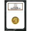 Image 1 : 1836 $5 AU58 NGC.