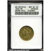 Image 1 : 1840 $5 Broad Mill--Cleaned--ANACS. AU Details, Net XF45.