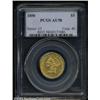 Image 1 : 1850 $5 AU58 PCGS.