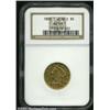 Image 3 : 1850-C $5 Weak C AU55 NGC.