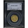 Image 1 : 1851 $5 AU58 PCGS.