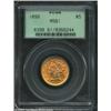 Image 3 : 1899 $5 MS61 PCGS.