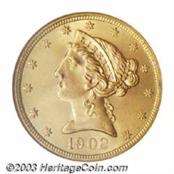 1902-S $5 MS64 ANACS.