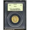 Image 1 : 1907 $5 MS63 PCGS.