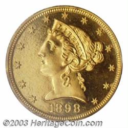 1898 $5 PR65 Deep Cameo PCGS.