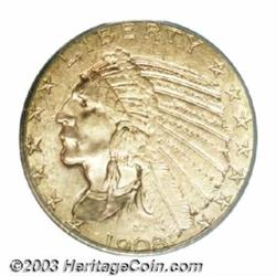 1908-D $5 MS64 PCGS.