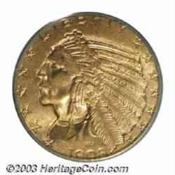 1908-S $5 MS64 PCGS.