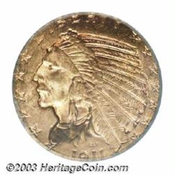 1911-S $5 MS63 PCGS.