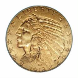 1913 $5 MS64 PCGS.