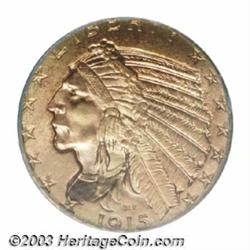 1915 $5 MS64 PCGS.