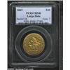 Image 1 : 1842 $10 Large Date XF40 PCGS.