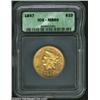 Image 3 : 1847 $10 MS60 ICG.
