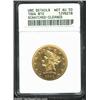 Image 3 : 1864 $10 --Scratched, Cleaned--ANACS. Unc. Details, Net AU50.