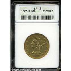 1877-S $10 XF45 ANACS.