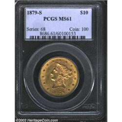 1879-S $10 MS61 PCGS.