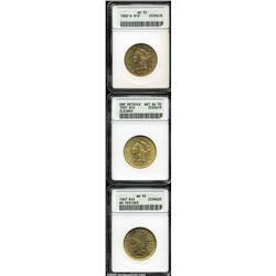 1907 No Periods Indian Eagle AU55 ANACS,